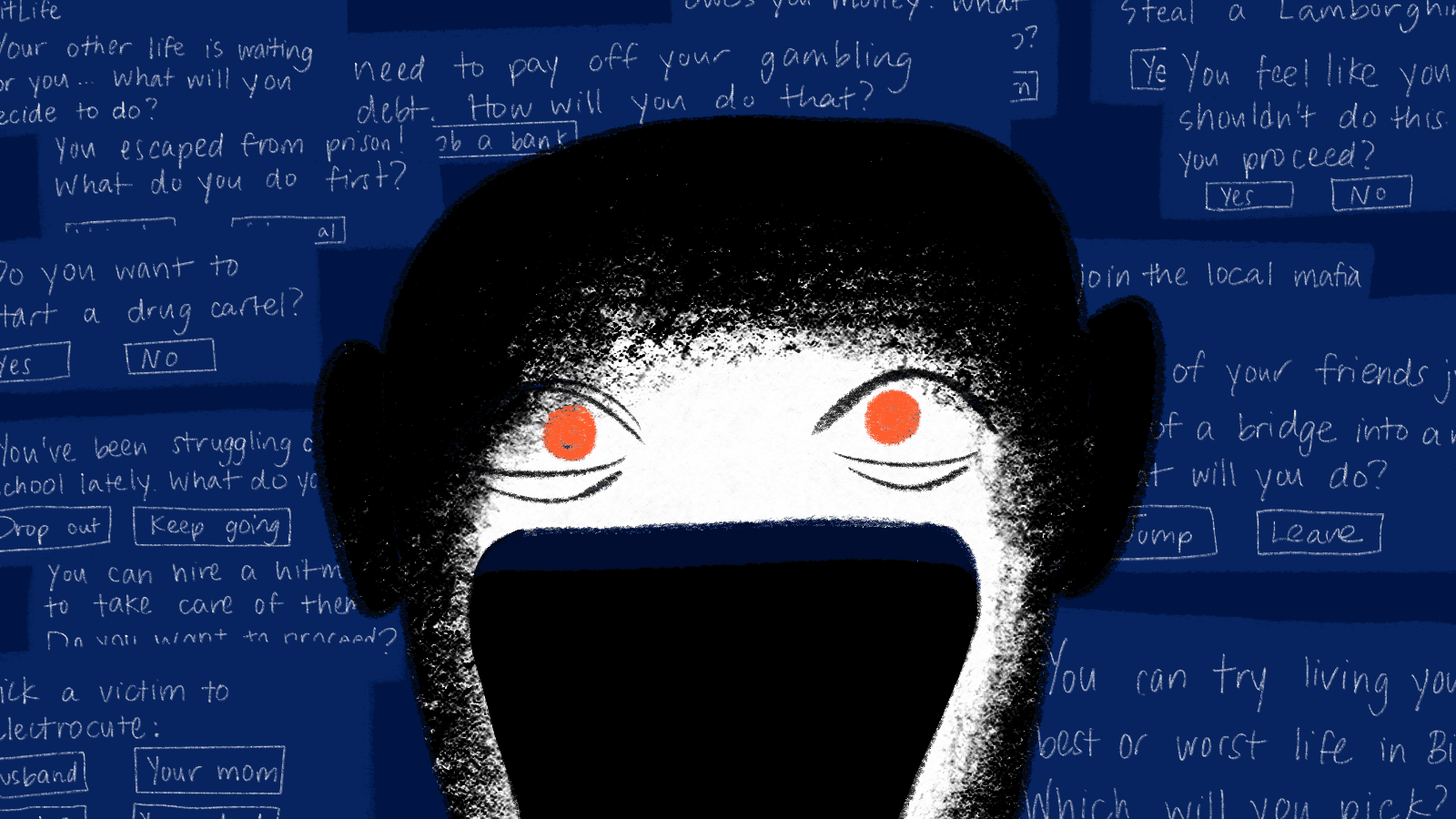Cover Image for Inside BitLife, the addictive cartoon app where kids can live a life of crime